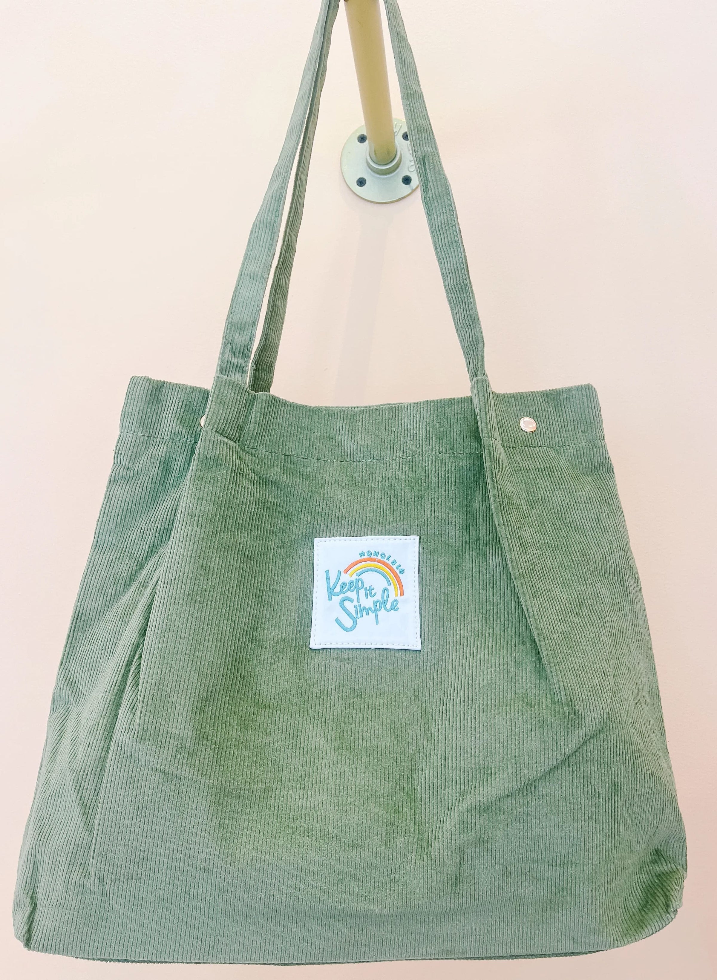 Corduroy Tote Keep It Simple Honolulu