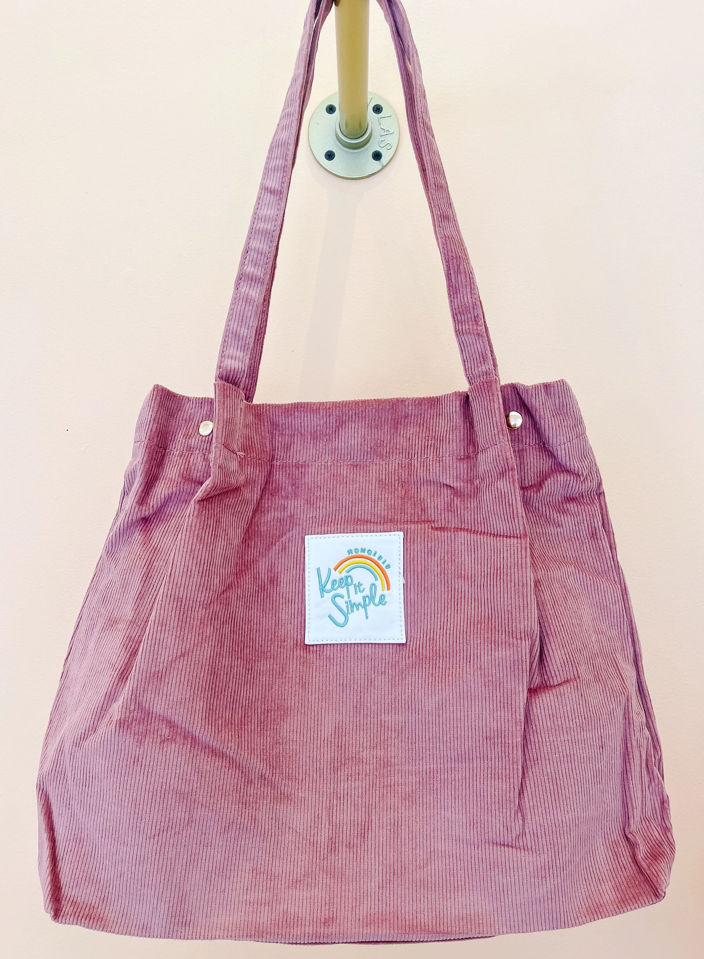 Corduroy Tote Keep It Simple Honolulu